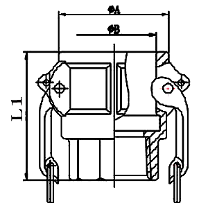 PP塑料快速接頭D型規格